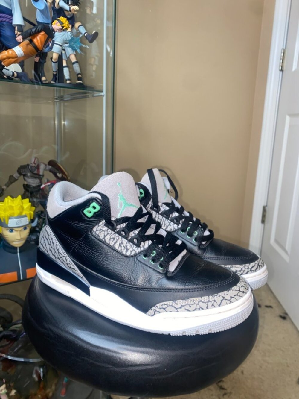 Size 8.5 - Air Jordan 3 Retro Green Glow